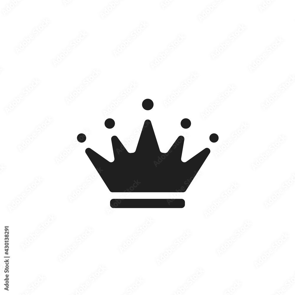 Crown icon symbol vector design Crown icon symbol vector design