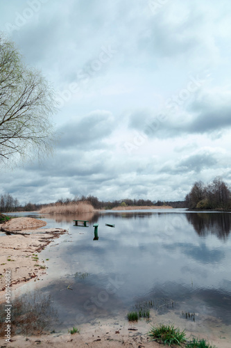 the river in the morning