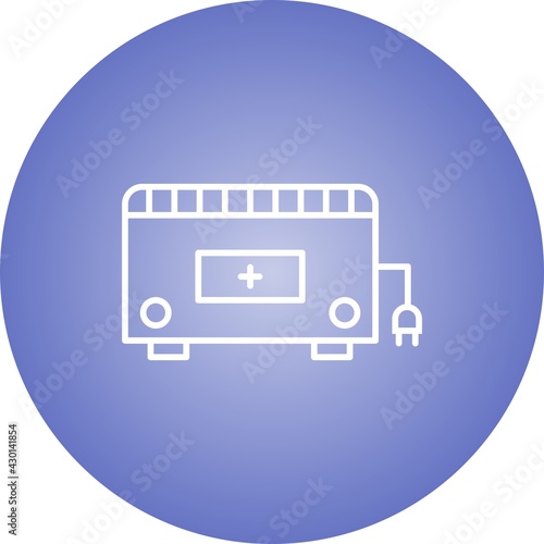 Unique Convector Line Vector Icon