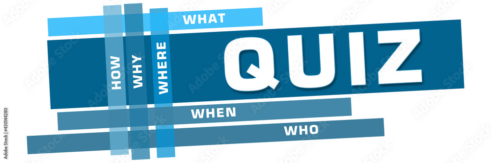 Quiz Word Cloud Stripes Box Horizontal Blue Quiz Word Cloud Stripes Box Horizontal Blue