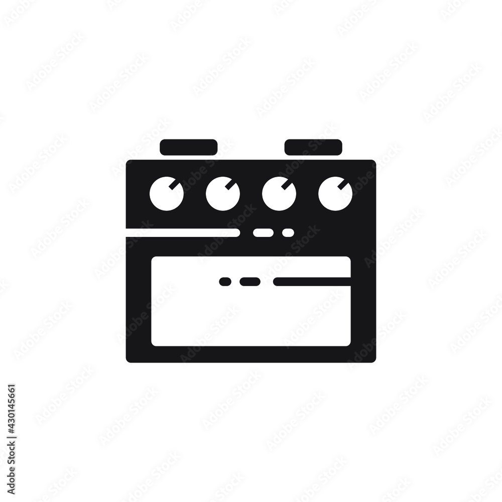 stove icon vector simple design element stove icon vector simple design element