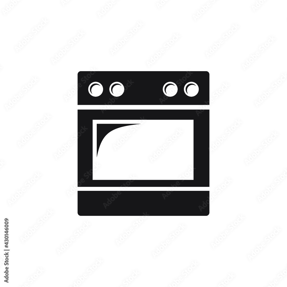 stove icon vector simple design element stove icon vector simple design element