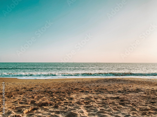 beach at sunset