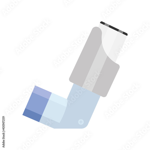 white inhaler medical