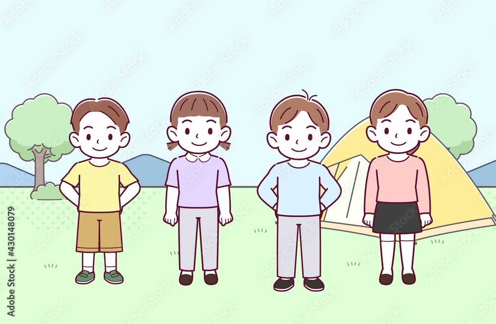 4人の子どもたち 4人の子どもたち