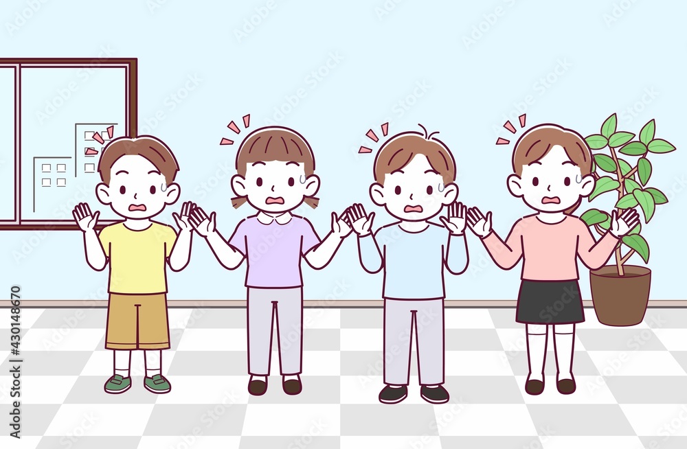 4人の子どもたち