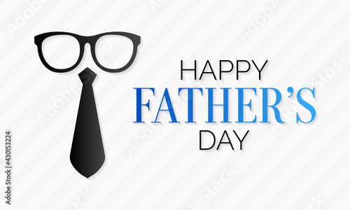 Father's Day is celebrated on different days in different countries. it is a day of honoring fatherhood and paternal bonds, as well as the influence of fathers in society. Vector illustration.