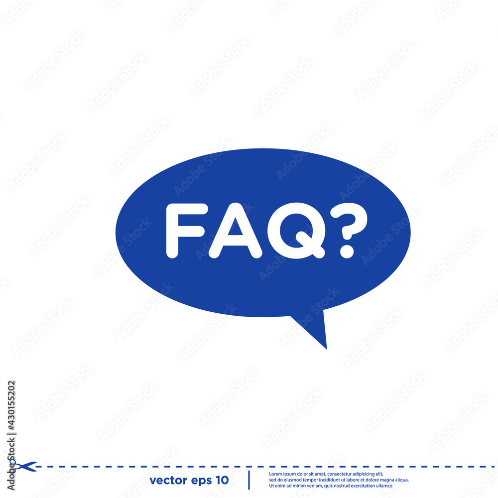 ask icon in bubble speech simple design element ask icon in bubble speech simple design element