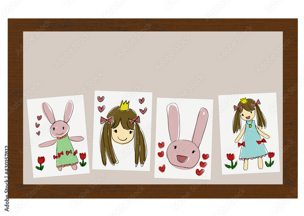子供が描いたような クレヨン 水彩画をボードに貼り付けた 手描きイラスト コピースペースあり 保育園や幼稚園 ステイホームを子供たちと楽しむためのお絵描きをイメージした楽しい雰囲気の表現等に Stock 벡터 Adobe Stock 子供が描いたような クレヨン 水彩画をボードに貼り付けた 手描きイラスト コピースペースあり 保育園や幼稚園 ステイホームを子供たちと楽しむためのお絵描きをイメージした楽しい雰囲気の表現等に Stock 벡터 Adobe Stock