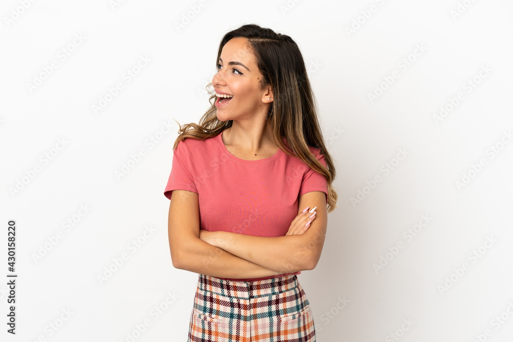Young woman over isolated background happy and smiling Young woman over isolated background happy and smiling