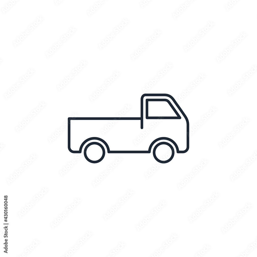 truck icon delivery symbol design element