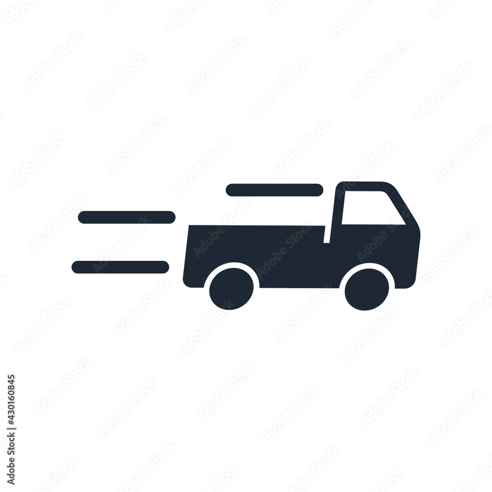 truck icon delivery symbol design element