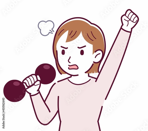 Girl in pink long sleeves