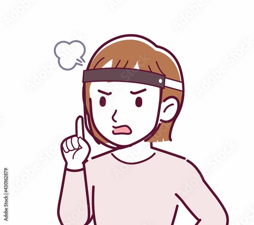 Girl in pink long sleeves