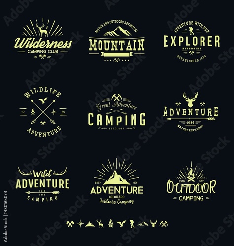 Outdoors Adventure Badges