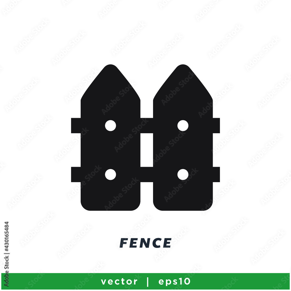 fence icon vector icon vector illustration simple design element fence icon vector icon vector illustration simple design element