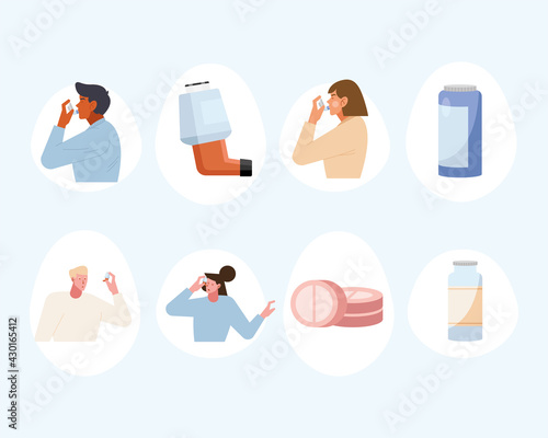 four persons nebulizer