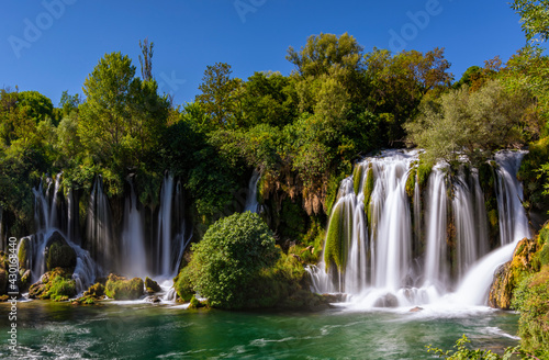 Cuadro en lienzo Kravica Waterfalls (Vodopad Kravica), Bosnia and Herzegovina