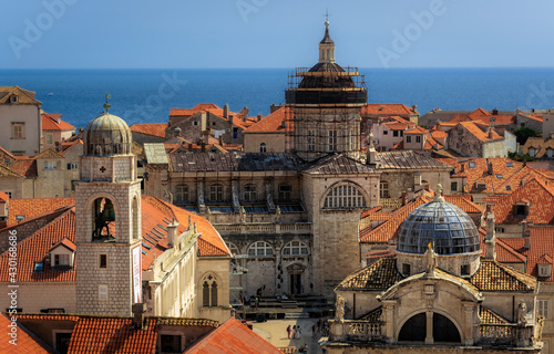 Old town Dubrovnik (view from city walls), Croatia