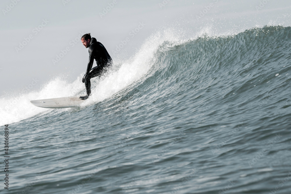 Surfer looking cool on a wave Surfer looking cool on a wave