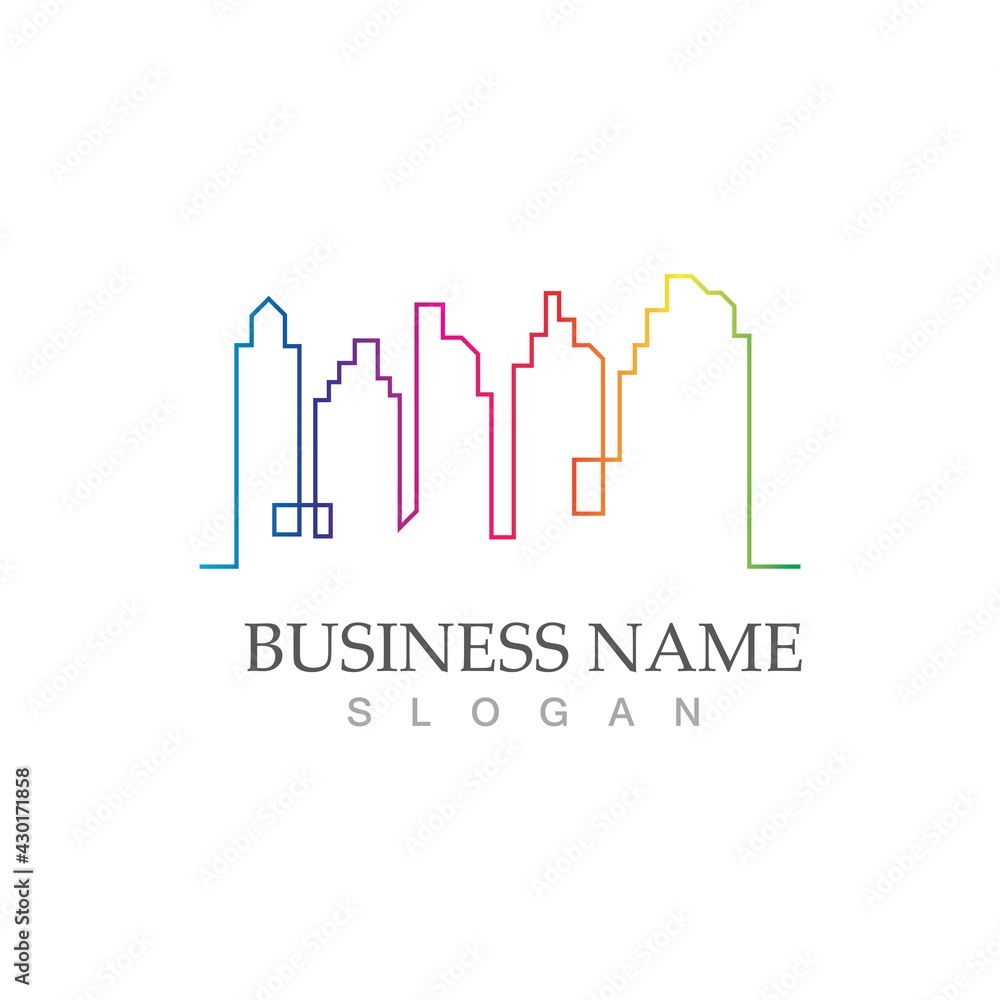 city skyline vector illustration template city skyline vector illustration template