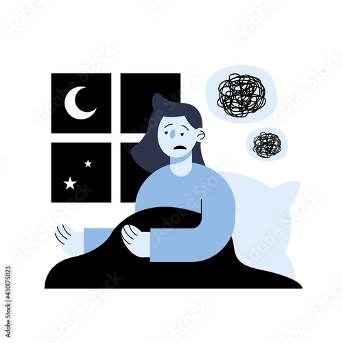 woman with insomnia