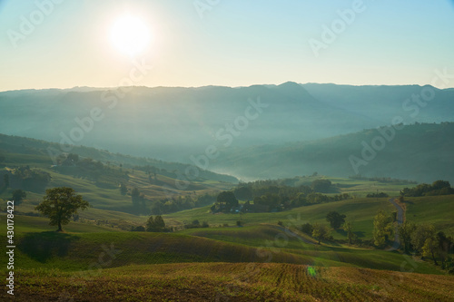 Early morning on the hills of Emilia Romagna, Italy - Italian landscape.  © Travel Photos