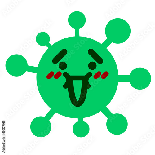 cute surprised virus