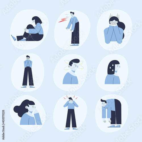 panic attack nine icons