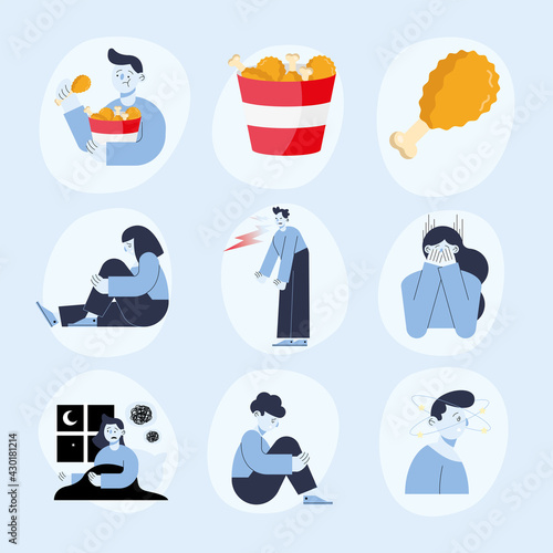 nine panic attack icons