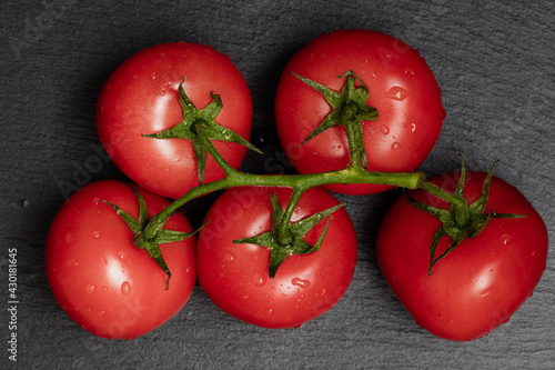 red tomatos on branch © Ruslan
