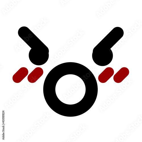 angry face icon