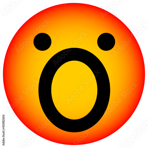 wide open mouth circle