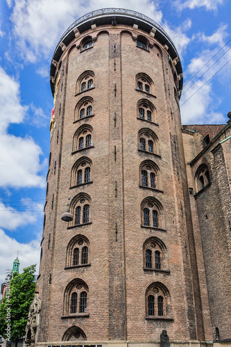 Tela Rundetaarn (Round Tower, 1642) in central Copenhagen, Denmark