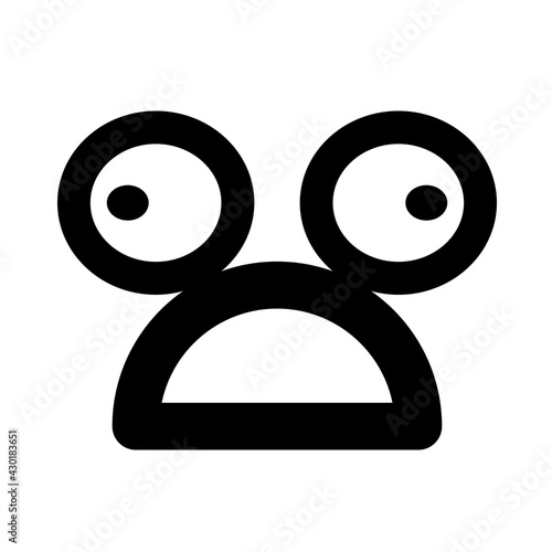 terrified face icon