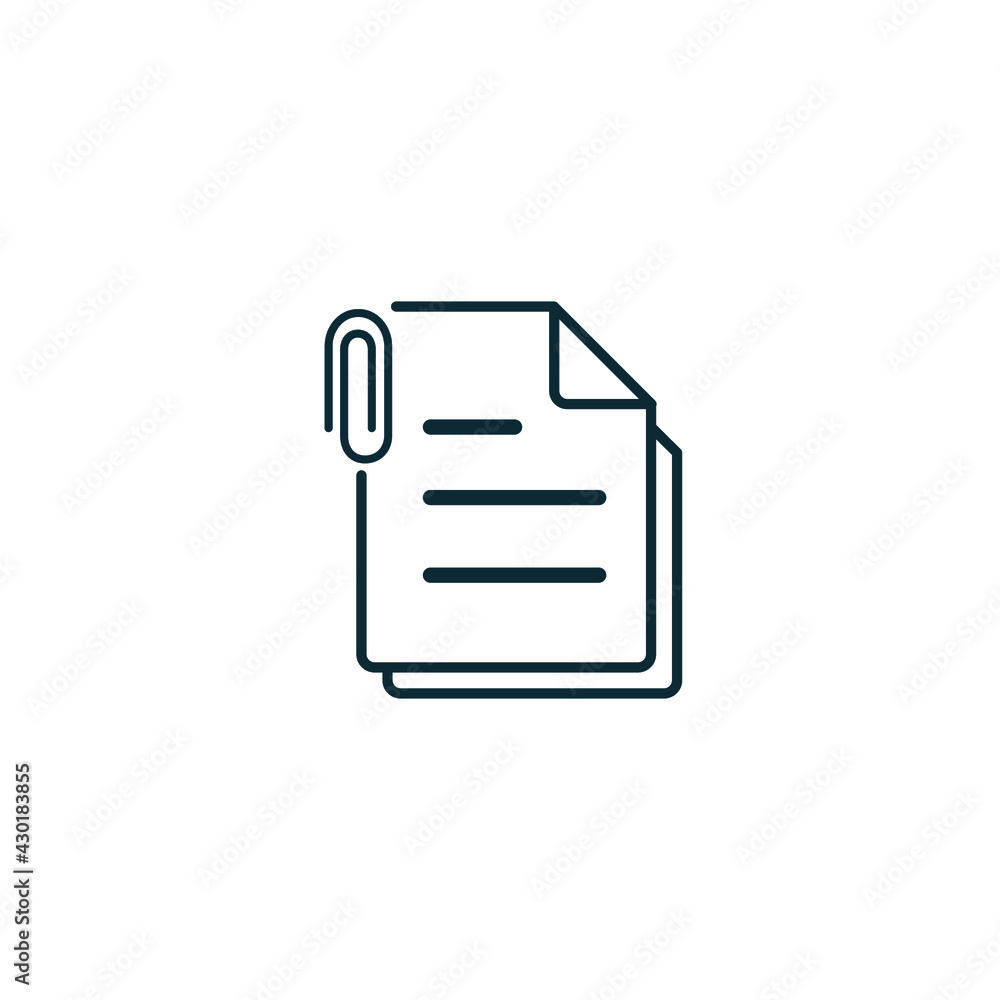 document icon vector logo template document icon vector logo template