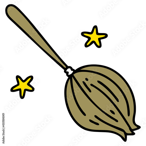 magic broomstick sweeping