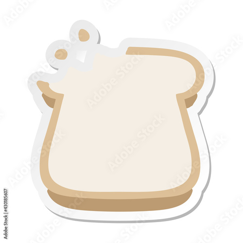 slice of bread sticker
