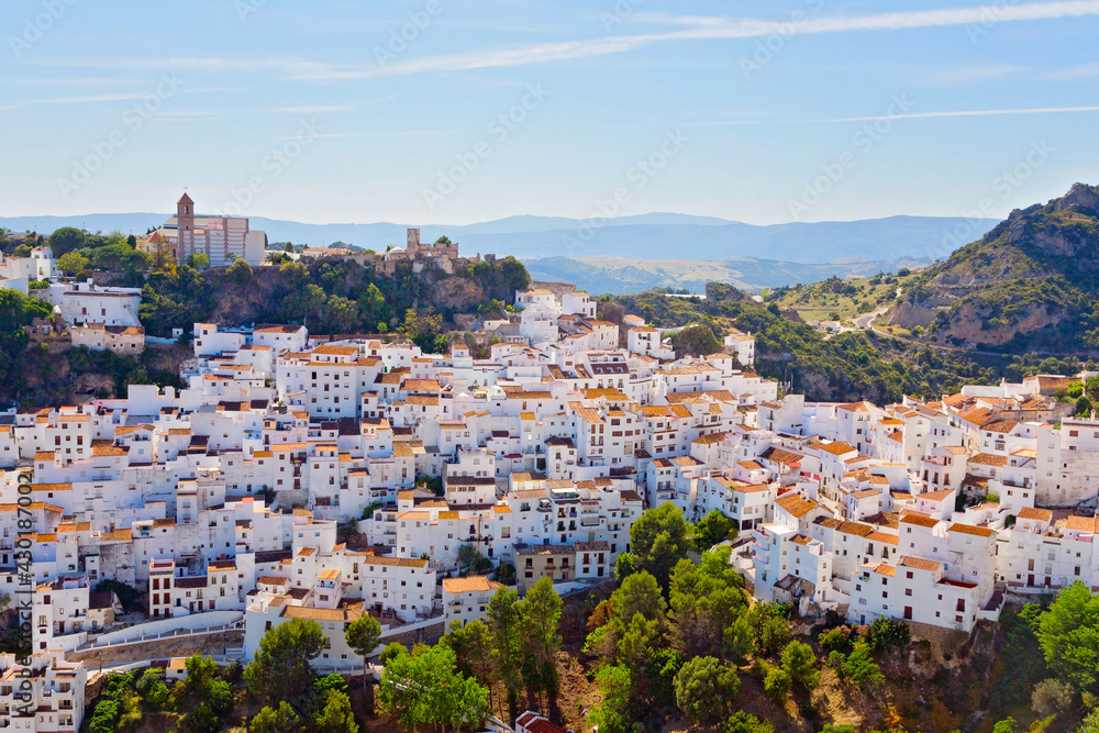 Casares, weisses Dorf in Andalusien, Spanien 