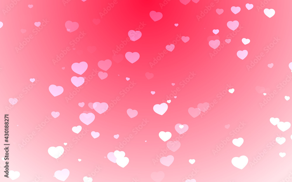 Valentine day white hearts on pink background. Valentine day white hearts on pink background.