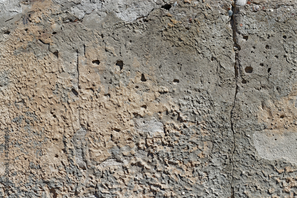 Porous old concrete plastered wall texture Porous old concrete plastered wall texture