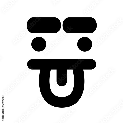 displeased face icon