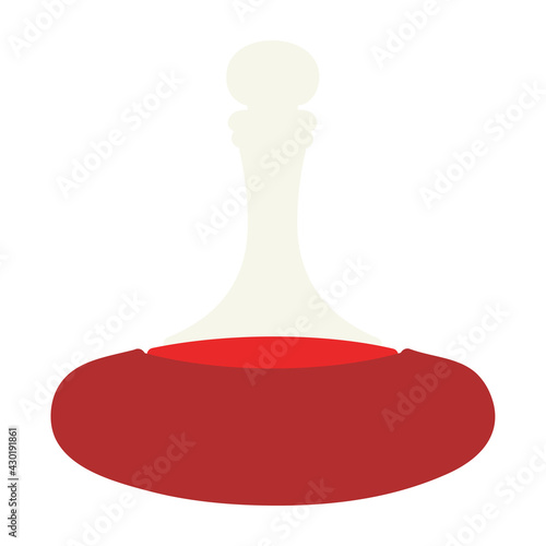 fancy decanter full of wine