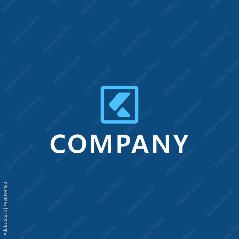 K Modern minimalist branding Logo tamplate K Modern minimalist branding Logo tamplate
