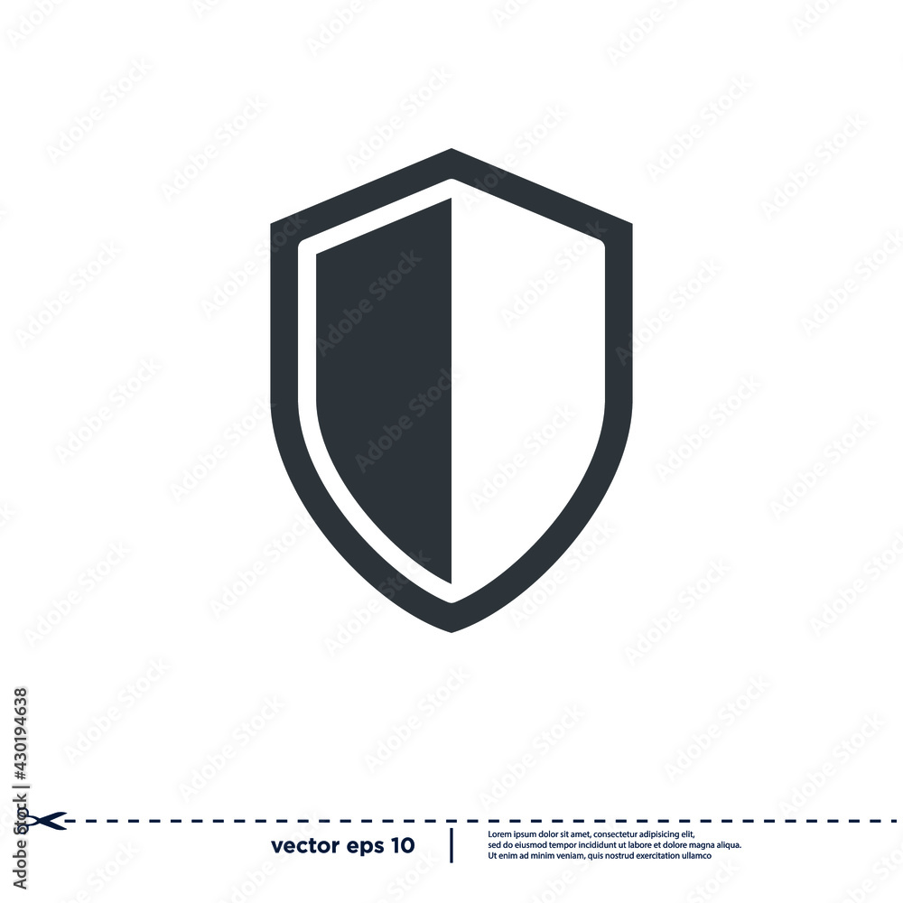 shield icon protection symbol shield icon protection symbol