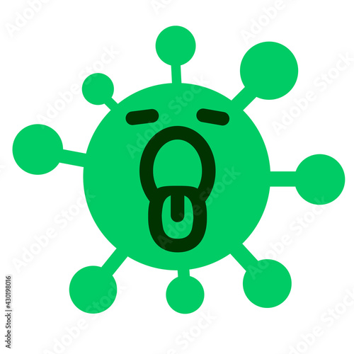 yawning tired virus