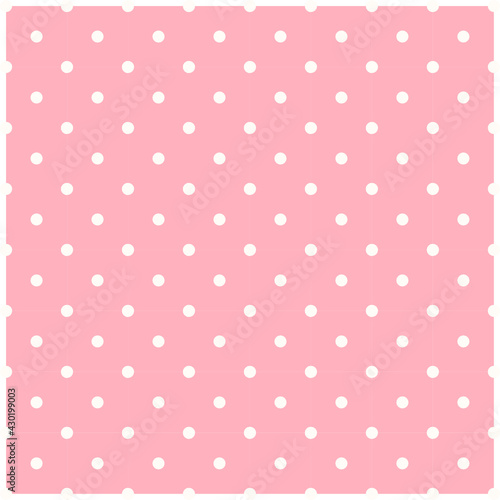 red polka dot background