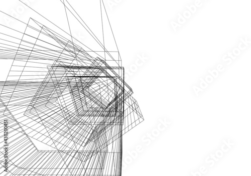 abstract geometric shape background vector illustration
