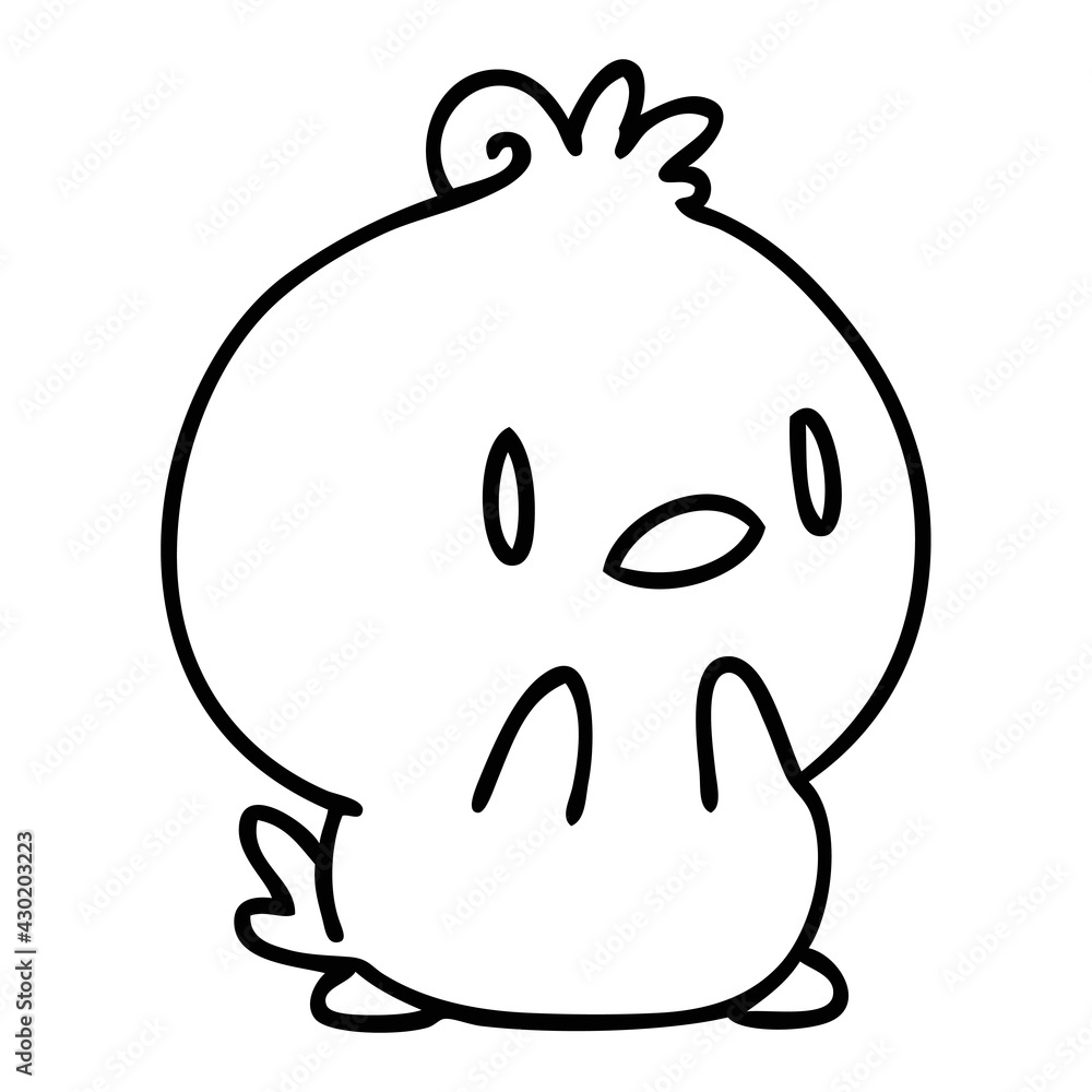 Obraz premium cute little bird