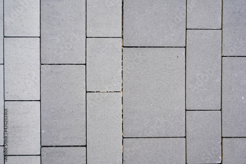 Wallpaper Mural Pavement slabs as terrace covering with a strong structure can also be used well as a background Torontodigital.ca